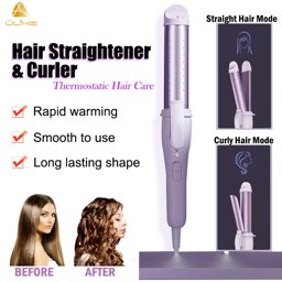 Show details for ULIKE Hair Straightener and Curler 2 in 1 Professional Flat Iron Picture of ULIKE Hair Straightener and Curler 2 in 1 Professional Flat Iron
