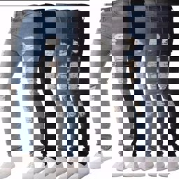 Show details for Men Casual Ripped Hole Jeans Outwears Denim Pants Skinny Trousers Streetwear Picture of Men Casual Ripped Hole Jeans Outwears Denim Pants Skinny Trousers Streetwear