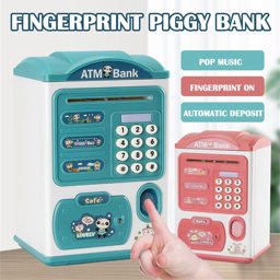Show details for Kids Fingerprint Piggy House ATM Password Intelligent Bank Toy Money Save Box Souvenirs Banks Toys Gifts Picture of Kids Fingerprint Piggy House ATM Password Intelligent Bank Toy Money Save Box Souvenirs Banks Toys Gifts