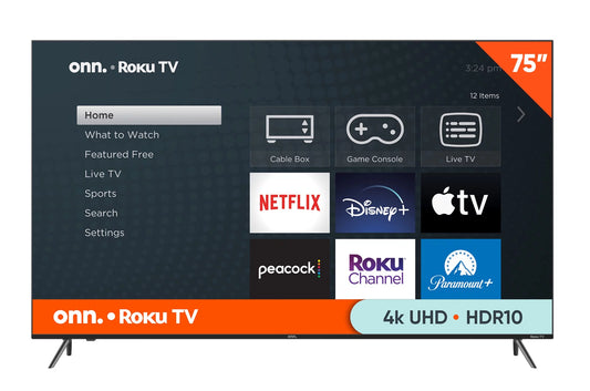 75” Class 4K UHD (2160P) LED Frameless Roku Smart Television (100044717)