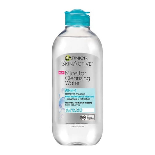 Skin Active All in 1 Micellar Cleansing Water, Waterproof, 13.5 Oz