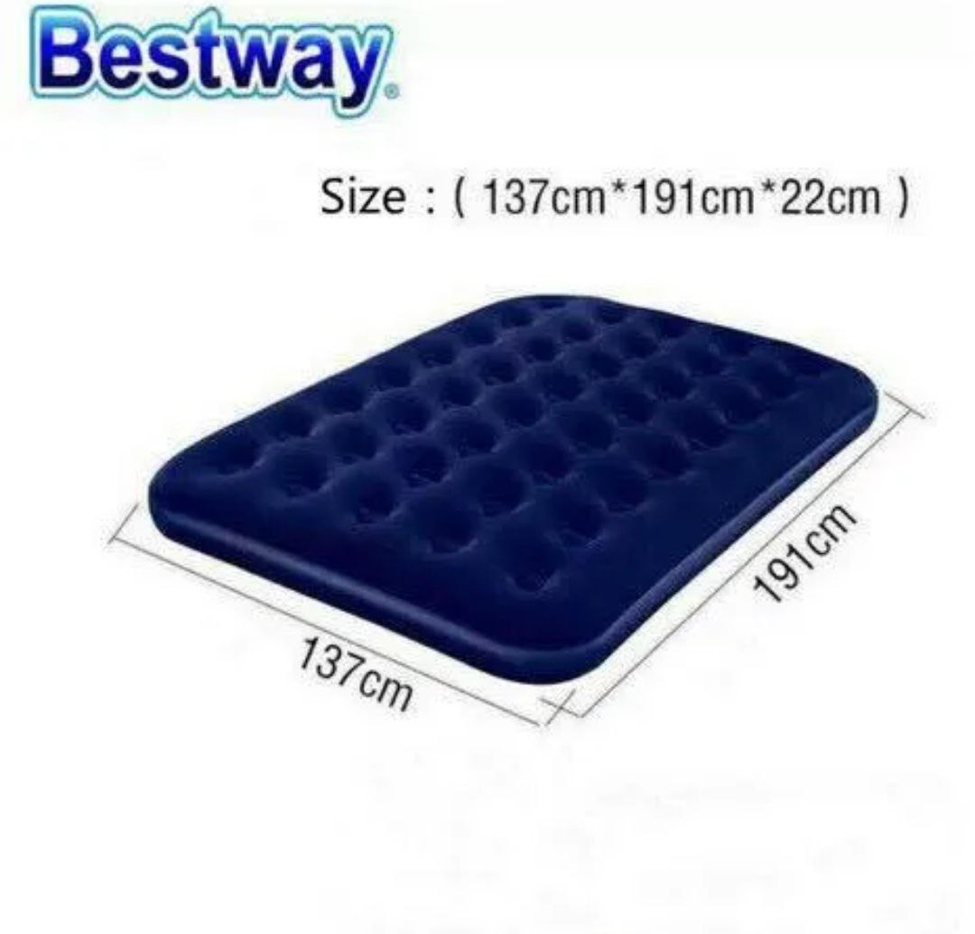 Bestway Inflatable Double Person Air Bed (Blue)的图片